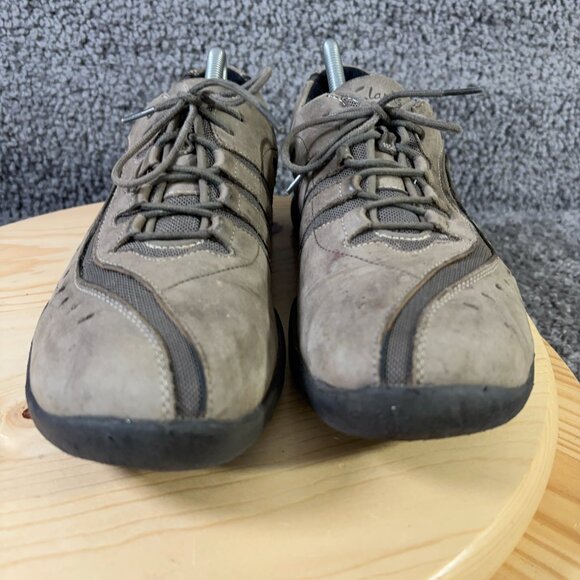 Clarks Wave Wheel Walking Shoe Womens Size 11 Brown Leather Casual Sneaker - Picture 2 of 8